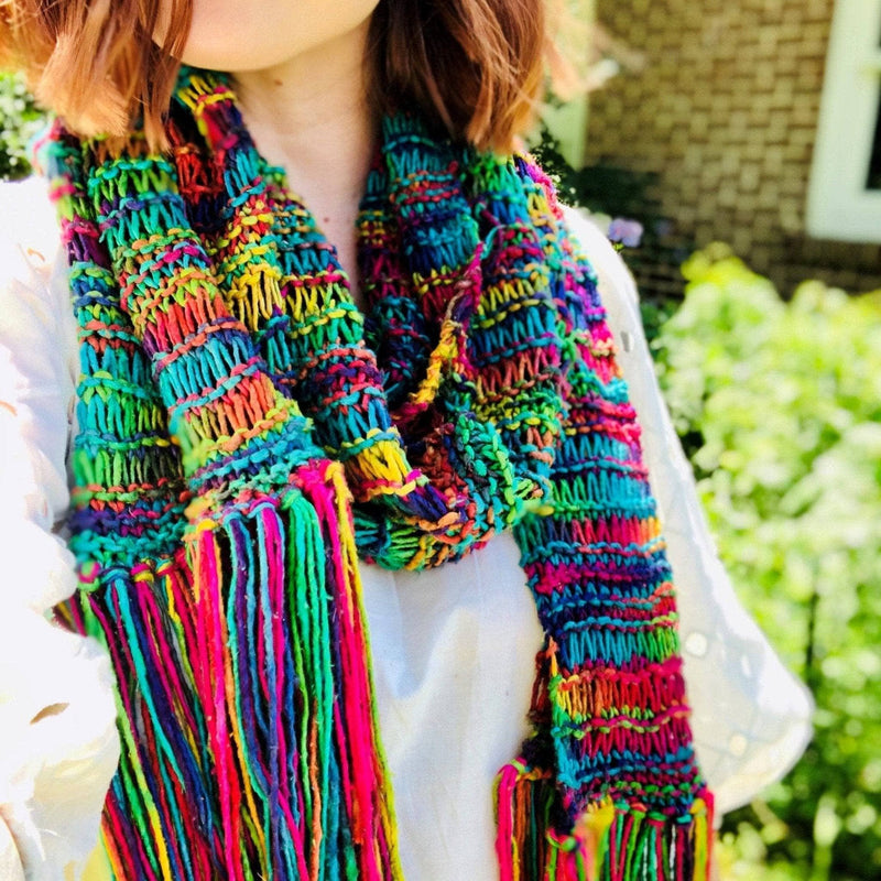 The Iris Scarf Knitting Kit