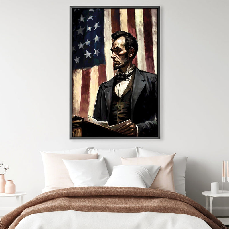 The Lincoln Address Canvas