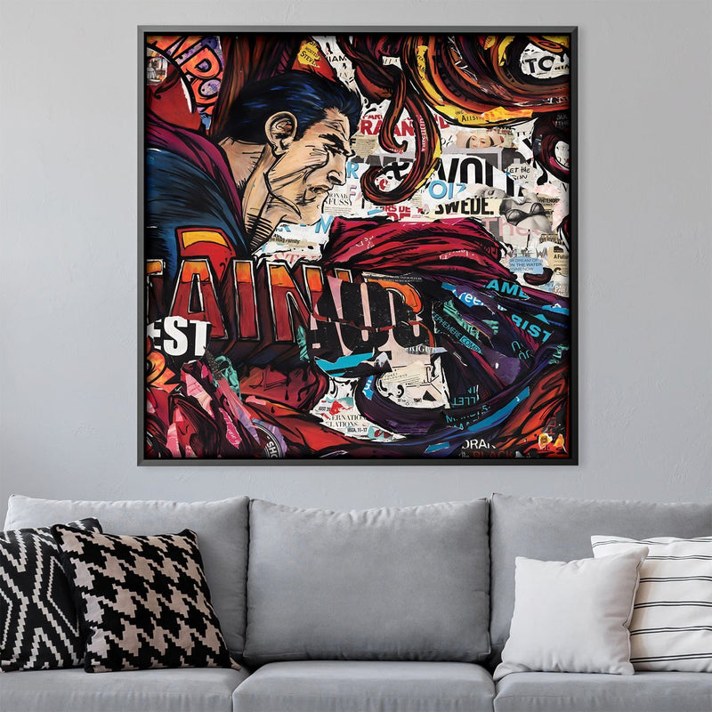 The Man of Steel Canvas