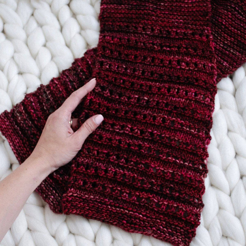 The Milan Scarf Knit Pattern