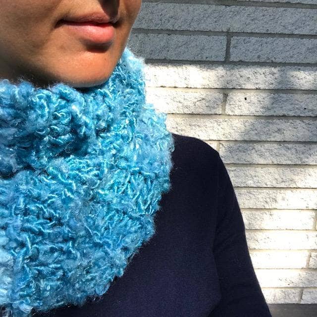 The Ocean Waves Cowl Knit Pattern