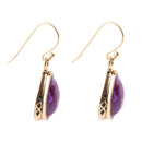 The Perfect Drop of Purple Turquoise Earrings