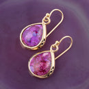 The Perfect Drop of Purple Turquoise Earrings
