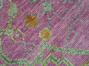 The Plants and Roots Pink and Green Hand Knotted Traditional Custom Made Wool Rug by The Rug Decor