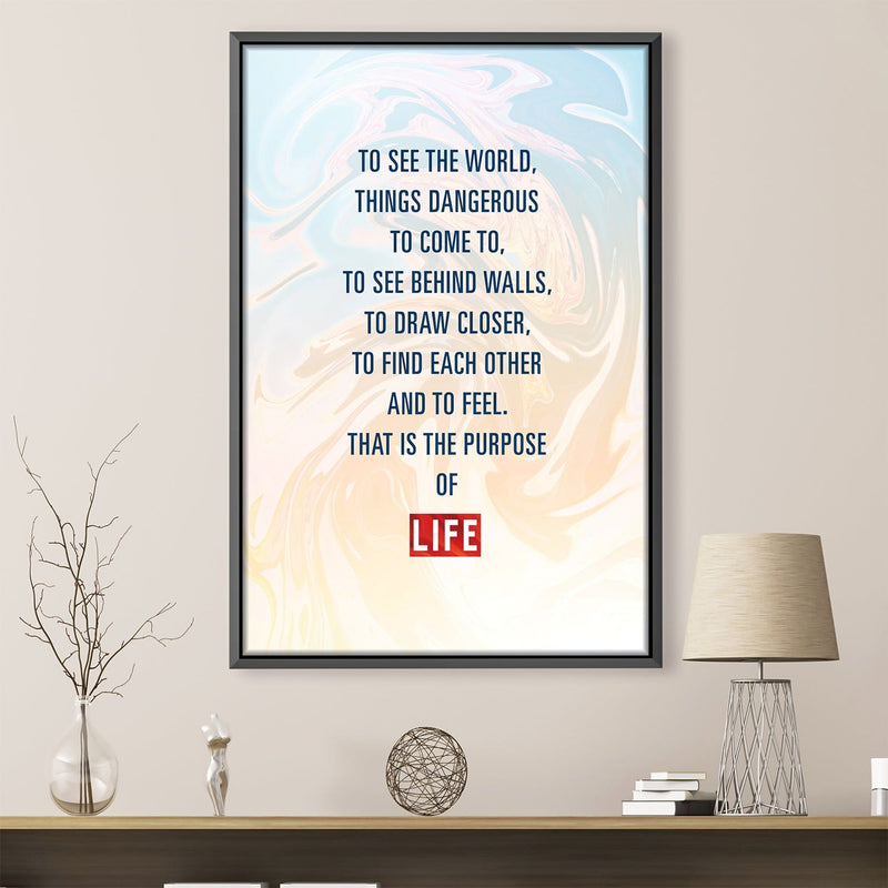 The Purpose of Life Canvas