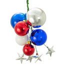 The Regal Independence Day Ball Cluster with Silver Stars by Lee Display