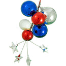 The Regal Independence Day Ball Cluster with Silver Stars by Lee Display