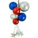 The Regal Independence Day Ball Cluster with Silver Stars by Lee Display