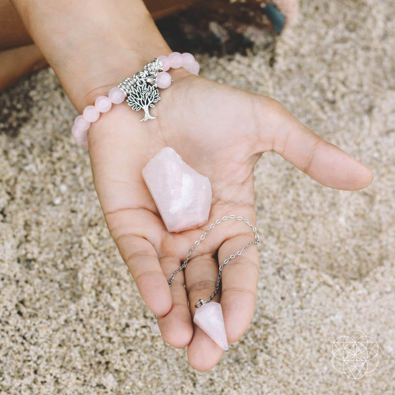 The Rose Quartz Healing Crystal Set