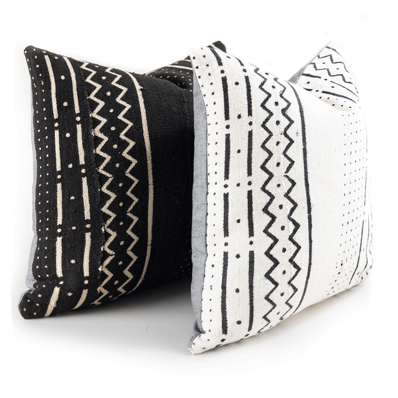 The Sira African Mudcloth Pillow | H U N T E R