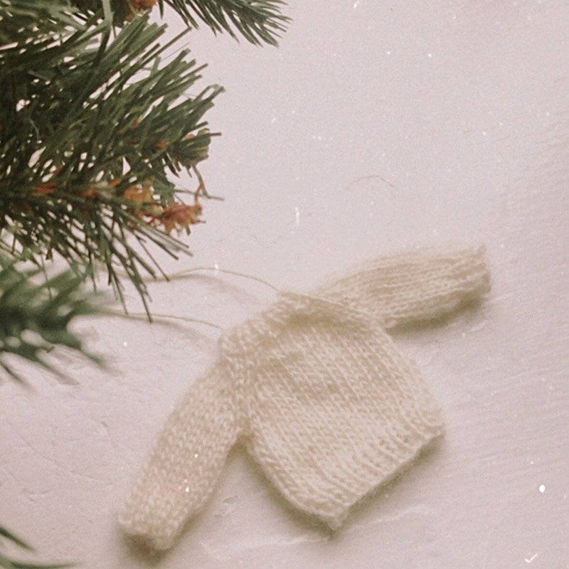 The Tiny Sweater Ornament Knitting Kit