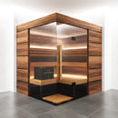 ThermaSol Astra 4-Person Indoor Semi Panoramic Glass Sauna Cabin [Made-To-Order] [14-ASTRADL\R] (SAK90471) by SAKSBY WHOLESALE
