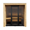 ThermaSol Fortis Fully-Assembled 4-Person Outdoor Sauna Cabin [Made-To-Order] [14-FORTIS] (SAK35896) by SAKSBY WHOLESALE
