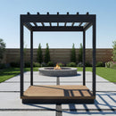 ThermaSol Nordic Misty Wood Pergola [Made-To-Order] [14-KIR-4015/16] (SAK81954)