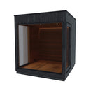 ThermaSol Nordic Misty Outdoor Lounge Medium Sauna Cabin (SAK57649)