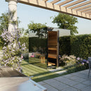 ThermaSol Vue 4-Person Outdoor Mirrored Glass Sauna [Made-To-Order] [14-VUEDL/R] (SAK84963) by SAKSBY WHOLESALE
