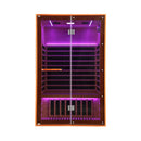 Thermora Fontaine 2-Person Luxury Canadian Hemlock Infrared Sauna With Glass Front (SAK97216) by SAKSBY WHOLESALE