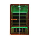 Thermora Fontaine 2-Person Luxury Canadian Hemlock Infrared Sauna With Glass Front (SAK97216) by SAKSBY WHOLESALE