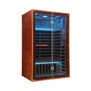Thermora Fontaine 2-Person Luxury Canadian Hemlock Infrared Sauna With Glass Front (SAK97216) by SAKSBY WHOLESALE