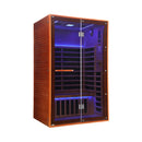 Thermora Fontaine 2-Person Luxury Canadian Hemlock Infrared Sauna With Glass Front (SAK97216) by SAKSBY WHOLESALE