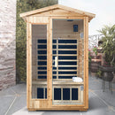 Thermora Vexa 2-Person Outdoor Infrared Sauna With Bluetooth Audio And LED Lighting (SAK28694) by SAKSBY WHOLESALE