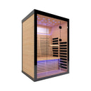 Thermora Vapor Luxury 2-Person Canadian Hemlock Wood Far Infrared Home Sauna (SAK56874) by SAKSBY WHOLESALE