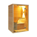 Thermora Alpine Premium 2-Person 3KW Hemlock Wood Sauna With LED Wall Light (SAK28471) by SAKSBY WHOLESALE