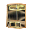 Ember Premium Canadian Hemlock 2-Person Indoor Infrared Sauna Room With Glass Front (SAK21495)
