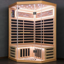 Ember Premium Canadian Hemlock 2-Person Indoor Infrared Sauna Room With Glass Front (SAK21495)