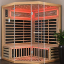 Aura Premium Canadian Hemlock Pentagonal Indoor Infrared Sauna Room With Glass Front (SAK98673)