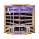Aura Premium Canadian Hemlock Pentagonal Indoor Infrared Sauna Room With Glass Front (SAK98673)