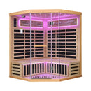 Aura Premium Canadian Hemlock Pentagonal Indoor Infrared Sauna Room With Glass Front (SAK98673)