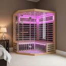 Aura Premium Canadian Hemlock Pentagonal Indoor Infrared Sauna Room With Glass Front (SAK98673)