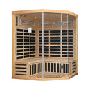 Aura Premium Canadian Hemlock Pentagonal Indoor Infrared Sauna Room With Glass Front (SAK98673)
