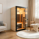 Thermora Solara Single-Person Chilean Pine Infrared Sauna Cabin (SAK57926)