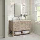 James Martin Breckenridge 48" Single Bathroom Vanity, Whitewashed Oak