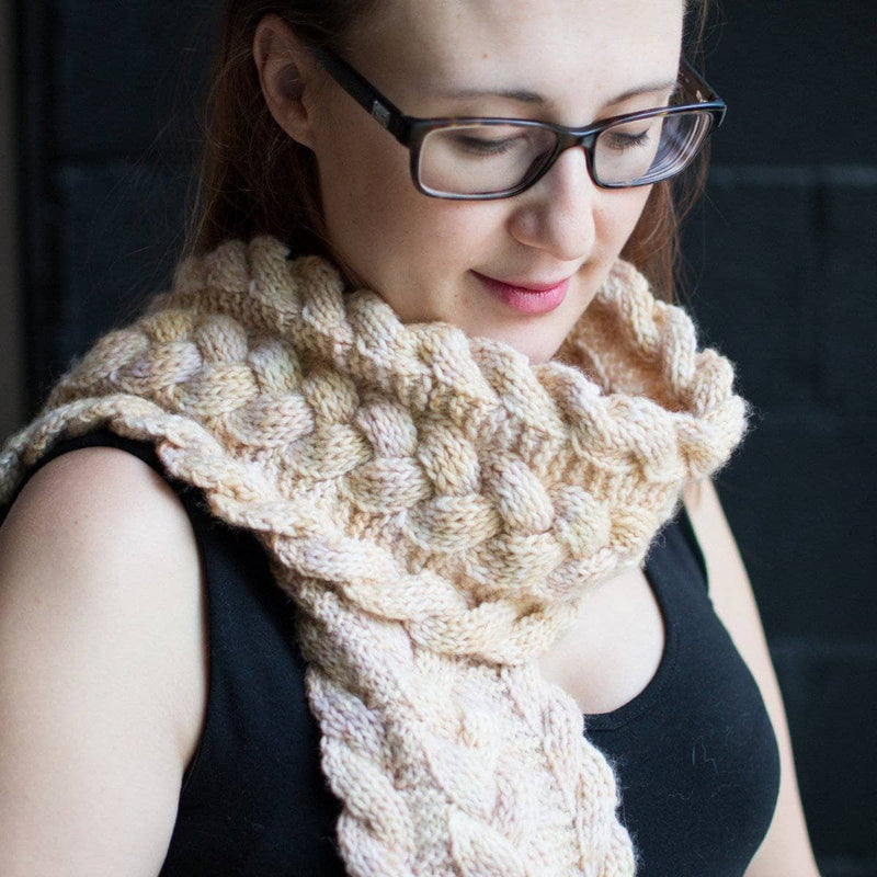 Third Law Cabled Scarf Knit Pattern