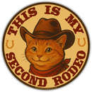 This Is My Second Rodeo Sticker