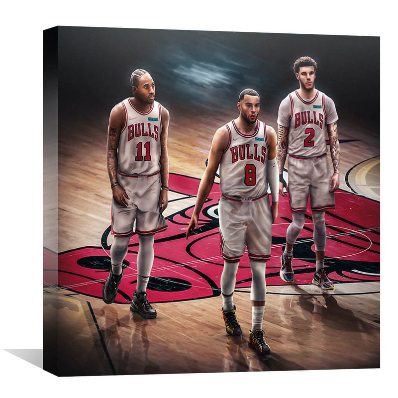 Three Bulls Canvas