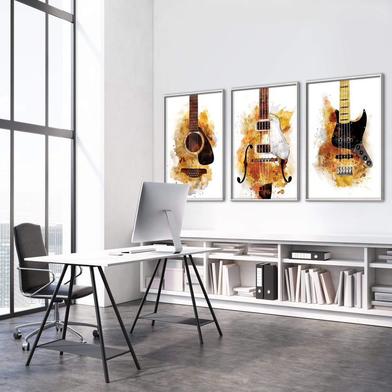 Three Guitarists Canvas