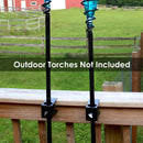 Threshold Deck Torch Clamp,For Pathway Lights -2 Pack [Aluminum]
