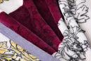 DaDa Bedding Botanical Floral Striped Carnations Mink Flannel Fleece Throw Blanket (XY9829)