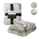 Waleed Faux Wolf Fur Throw
