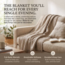 DaDa Bedding Elegant Fringed Cotton Quilted Throw Blanket - Luxurious Solid Soft Paisley Pattern, Cozy Lightweight Lap Throw, Perfect for Couch or Bed, Neutral Sandy Taupe Tan Beige, 50x60 Inches