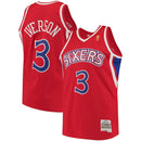 Allen Iverson Philadelphia 76ers Mitchell & Ness 1996-97 Hardwood Classics Swingman Jersey by Dynasty Sports & Framing