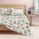 Turkish Cotton Christmas Flannel Sheet - Whittaker Collection by Great Bay Home