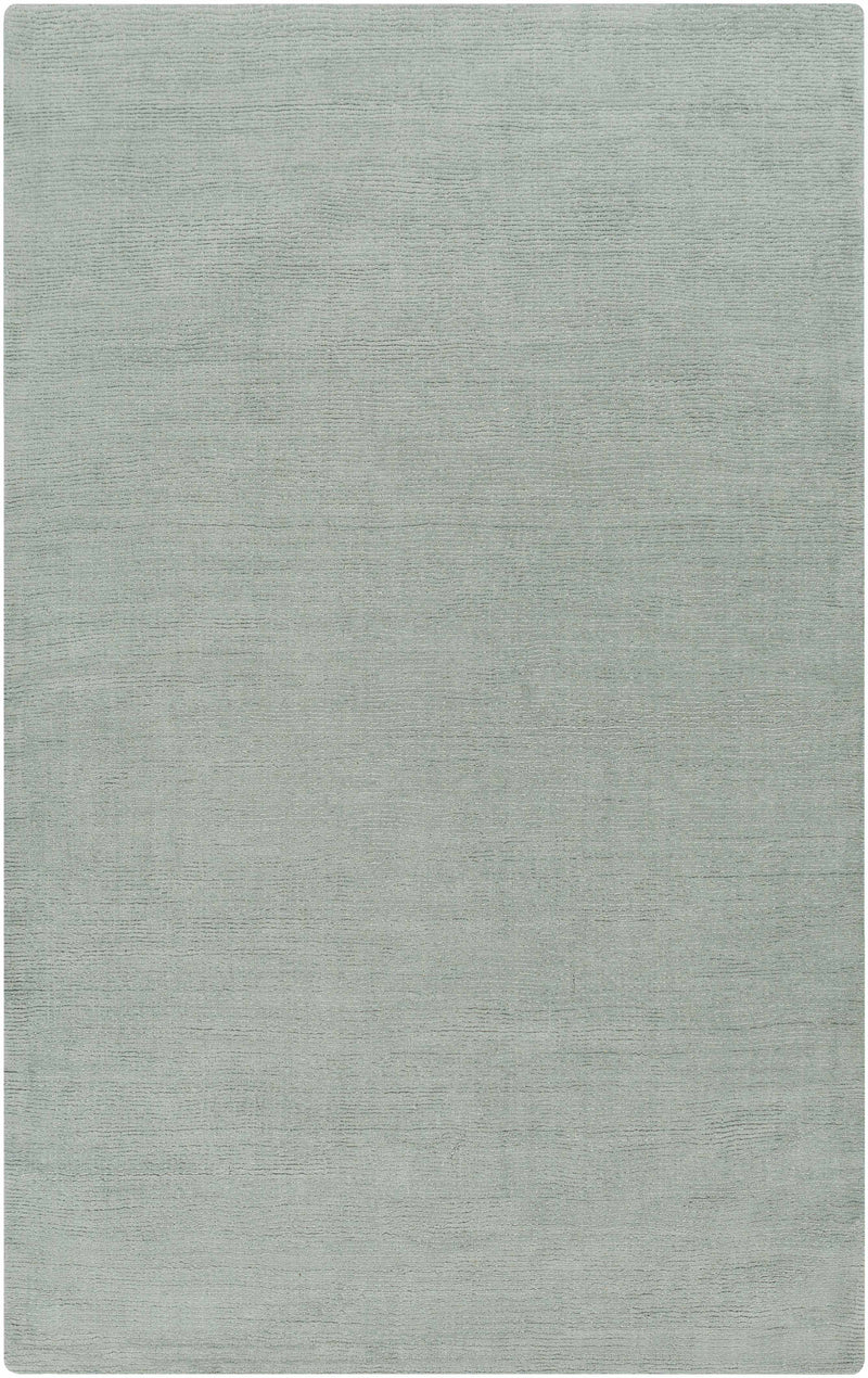 Brockton Solid Dusty Sage Wool Rug