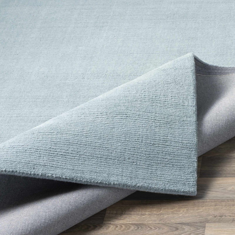 Brockton Solid Dusty Sage Wool Rug