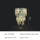 GobekUsa Crystal Wall Light: Elegant Luxury Night Lighting for Living Room, Bedroom, or Villa