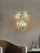 GobekUsa Crystal Wall Light: Elegant Luxury Night Lighting for Living Room, Bedroom, or Villa